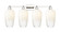 Arcadia Four Light Bath Vanity in Polished Nickel (405|716-4W-PN-G484-7OP)