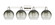 Arcadia Four Light Bath Vanity in Polished Nickel (405|716-4W-PN-G483-8SL)