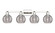 Arcadia Four Light Bath Vanity in Polished Nickel (405|716-4W-PN-G1213-6SM)