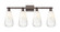 Arcadia Four Light Bath Vanity in Oil Rubbed Bronze (405|716-4W-OB-G480-6OP)