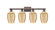 Arcadia Four Light Bath Vanity in Oil Rubbed Bronze (405|716-4W-OB-G457-6ME)