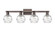 Arcadia Four Light Bath Vanity in Oil Rubbed Bronze (405|716-4W-OB-G1213-6CL)