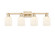 Arcadia Four Light Bath Vanity in Champagne Bronze (405|716-4W-CB-G559-5GWH)
