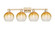 Arcadia Four Light Bath Vanity in Champagne Bronze (405|716-4W-CB-G483-8AM)
