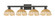 Arcadia Four Light Bath Vanity in Matte Black (405|716-4W-BK-NBD2-75-NAT)