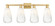 Arcadia Four Light Bath Vanity in Brushed Brass (405|716-4W-BB-G480-6OP)