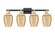 Arcadia Four Light Bath Vanity in Black Antique Brass (405|716-4W-BAB-G457-6ME)