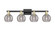 Arcadia Four Light Bath Vanity in Black Antique Brass (405|716-4W-BAB-G1213-6SM)