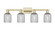 Arcadia Four Light Bath Vanity in Antique Brass (405|716-4W-AB-G559-5SM)