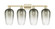 Arcadia Four Light Bath Vanity in Antique Brass (405|716-4W-AB-G484-7SL)