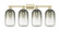 Arcadia Four Light Bath Vanity in Antique Brass (405|716-4W-AB-G482-7SL)