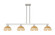 Arcadia Four Light Island Pendant in Brushed Satin Nickel (405|716-4I-SN-NBD2-75-NAT)