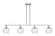 Arcadia Four Light Island Pendant in Brushed Satin Nickel (405|716-4I-SN-G1213-6CL)