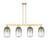 Arcadia Four Light Island Pendant in Satin Gold (405|716-4I-SG-G482-7SL)