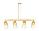 Arcadia Four Light Island Pendant in Satin Gold (405|716-4I-SG-G480-6AM)
