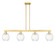 Arcadia Four Light Island Pendant in Satin Gold (405|716-4I-SG-G458-7CL)