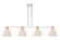 Arcadia Four Light Island Pendant in Polished Nickel (405|716-4I-PN-NBD-75-NAT)