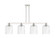 Arcadia Four Light Island Pendant in Polished Nickel (405|716-4I-PN-G559-8SDY)