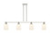 Arcadia Four Light Island Pendant in Polished Nickel (405|716-4I-PN-G559-5GWH)