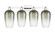 Arcadia Four Light Island Pendant in Polished Nickel (405|716-4I-PN-G484-7SL)