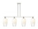 Arcadia Four Light Island Pendant in Polished Nickel (405|716-4I-PN-G484-7OP)