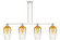 Arcadia Four Light Island Pendant in Polished Nickel (405|716-4I-PN-G484-7AM)