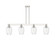Arcadia Four Light Island Pendant in Polished Nickel (405|716-4I-PN-G457-6CL)