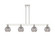 Arcadia Four Light Island Pendant in Polished Nickel (405|716-4I-PN-G1213-6SM)
