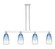 Arcadia Four Light Island Pendant in Polished Chrome (405|716-4I-PC-G480-6SB)