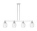 Arcadia Four Light Island Pendant in Polished Chrome (405|716-4I-PC-G459-6CL)