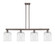 Arcadia Four Light Island Pendant in Oil Rubbed Bronze (405|716-4I-OB-G559-8CL)