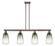 Arcadia Four Light Island Pendant in Oil Rubbed Bronze (405|716-4I-OB-G480-6SL)