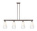 Arcadia Four Light Island Pendant in Oil Rubbed Bronze (405|716-4I-OB-G480-6OP)
