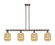 Arcadia Four Light Island Pendant in Oil Rubbed Bronze (405|716-4I-OB-G460-7ME)