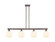 Arcadia Four Light Island Pendant in Oil Rubbed Bronze (405|716-4I-OB-G1217-8WV)