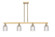 Arcadia Four Light Island Pendant in Champagne Bronze (405|716-4I-CB-G559-5CL)