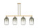 Arcadia Four Light Island Pendant in Champagne Bronze (405|716-4I-CB-G482-7SL)