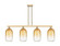 Arcadia Four Light Island Pendant in Champagne Bronze (405|716-4I-CB-G482-7AM)