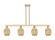 Arcadia Four Light Island Pendant in Champagne Bronze (405|716-4I-CB-G459-6ME)