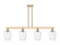 Arcadia Four Light Island Pendant in Champagne Bronze (405|716-4I-CB-G457-6CL)