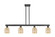 Arcadia Four Light Island Pendant in Matte Black (405|716-4I-BK-G559-5ME)