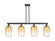 Arcadia Four Light Island Pendant in Matte Black (405|716-4I-BK-G482-7AM)