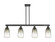 Arcadia Four Light Island Pendant in Matte Black (405|716-4I-BK-G480-6SL)