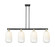 Arcadia Four Light Island Pendant in Black Antique Brass (405|716-4I-BAB-G482-7OP)