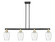 Arcadia Four Light Island Pendant in Black Antique Brass (405|716-4I-BAB-G457-6CL)