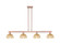 Arcadia Four Light Island Pendant in Antique Copper (405|716-4I-AC-NBD2-75-NAT)