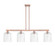 Arcadia Four Light Island Pendant in Antique Copper (405|716-4I-AC-G559-8SDY)