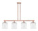 Arcadia Four Light Island Pendant in Antique Copper (405|716-4I-AC-G559-8CL)
