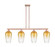 Arcadia Four Light Island Pendant in Antique Copper (405|716-4I-AC-G484-7AM)