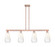 Arcadia Four Light Island Pendant in Antique Copper (405|716-4I-AC-G480-6OP)
